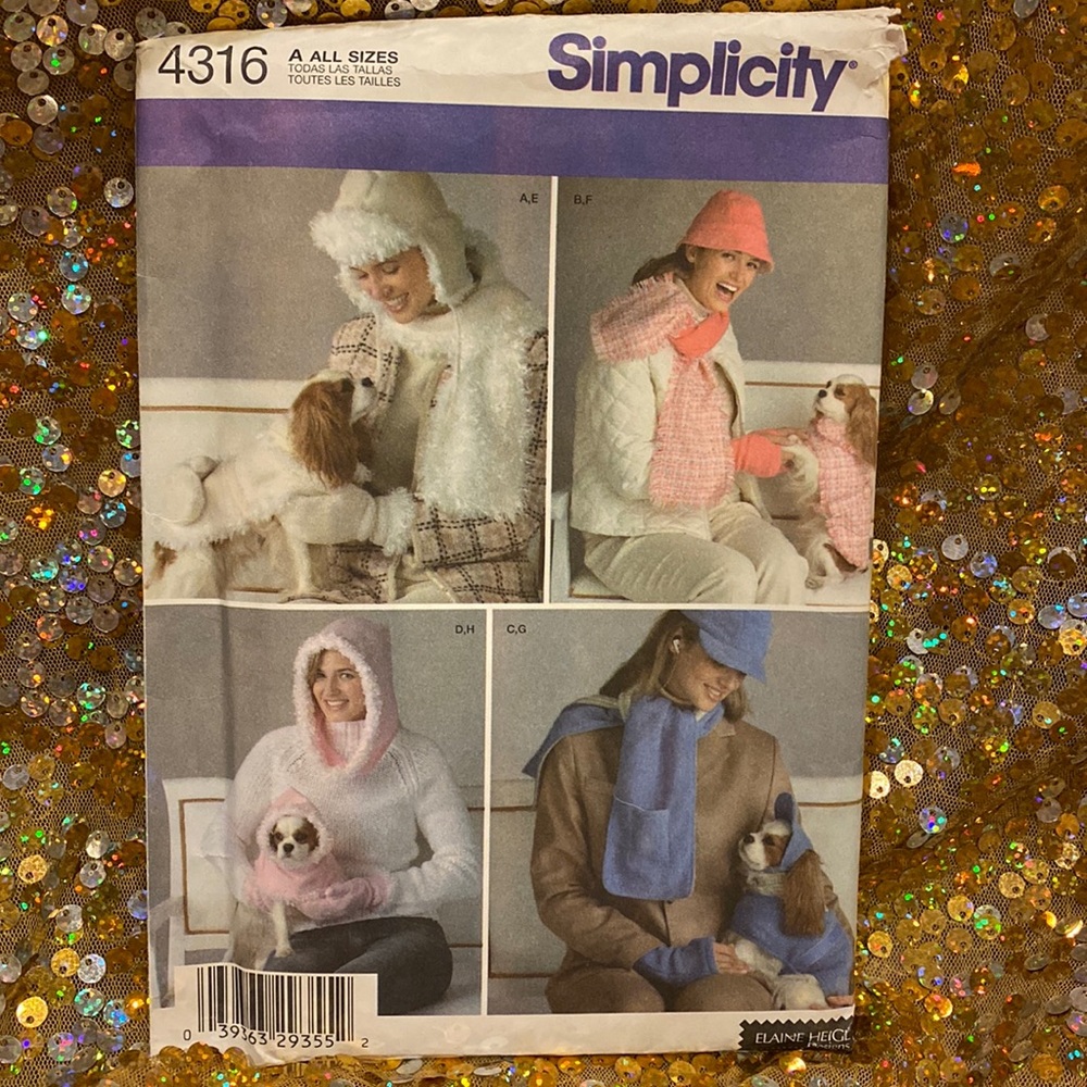 2005 Simplicity Hat Pattern #4316